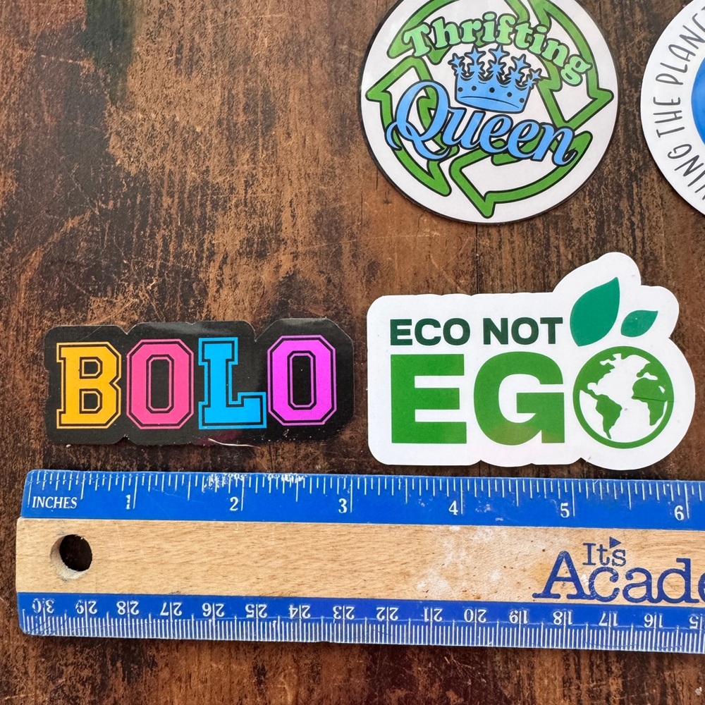 Eco-Friendly Sticker Set with Colorful Designs - Picture 5 of 11